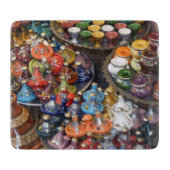 モロッコTagineのガラスまな板 カッティングボード (正面)