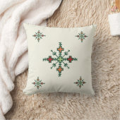 モロッ伝統的カ刺繍 |ファッシ刺しゅう クッション (ブランケット)