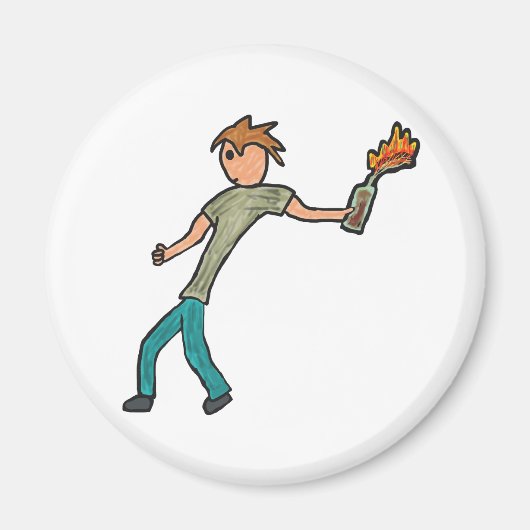 モロトフカクテル マグネット (正面)