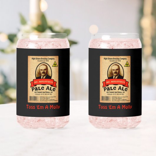 モロトフ氏のエール淡い色のレーベル ガラス缶 (インサイチュ (ウェディング))