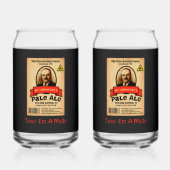 モロトフ氏のエール淡い色のレーベル ガラス缶 (正面)