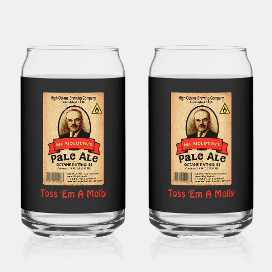 モロトフ氏のエール淡い色のレーベル ガラス缶 (裏面)