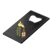 モロトフ氏のエール淡い色のレーベル クレジットカード栓抜き (裏面アングル)