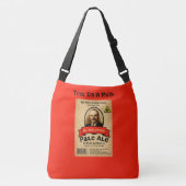 モロトフ氏のエール淡い色のレーベル クロスボディバッグ (正面)