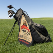 モロトフ氏のエール淡い色のレーベル ゴルフタオル (グリーン)