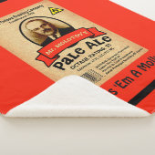 モロトフ氏のエール淡い色のレーベル シェルパブランケット (3/4)