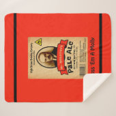 モロトフ氏のエール淡い色のレーベル シェルパブランケット (正面(横))