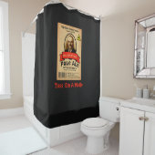 モロトフ氏のエール淡い色のレーベル シャワーカーテン (インサイチュ)