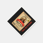 モロトフ氏のエール淡い色のレーベル スタンダードカクテルナプキン (角)