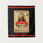 モロトフ氏のエール淡い色のレーベル タペストリー (正面)