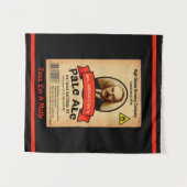 モロトフ氏のエール淡い色のレーベル タペストリー (正面(横))