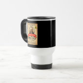 モロトフ氏のエール淡い色のレーベル トラベルマグ (正面左)