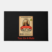 モロトフ氏のエール淡い色のレーベル ドアマット (正面)