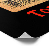 モロトフ氏のエール淡い色のレーベル ポスター (角)