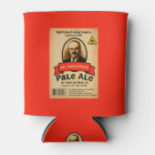 モロトフ氏のエール淡い色のレーベル 缶クーラー (正面)