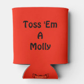 モロトフ氏のエール淡い色のレーベル 缶クーラー (裏面)