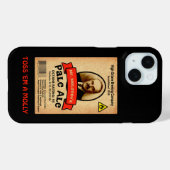 モロトフ氏のエール淡い色のレーベル Case-Mate iPhoneケース (裏面 (横))