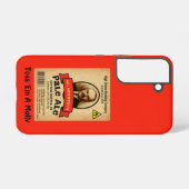 モロトフ氏のエール淡い色のレーベル SAMSUNG GALAXYケース (裏面横)