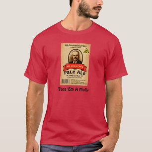 モロトフ氏のエール淡い色のレーベル Tシャツ