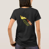 モロトフ氏のエール淡い色のレーベル Tシャツ (裏面)