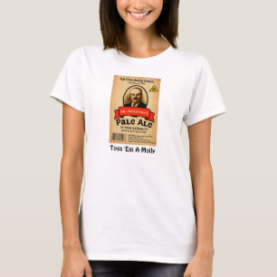 モロトフ氏のエール淡い色のレーベル Tシャツ