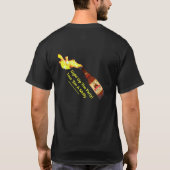 モロトフ氏のエール淡い色のレーベル Tシャツ (裏面)