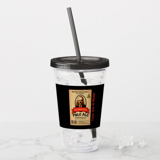 モロトフ氏のエール淡い色の館 アクリルタンブラー (アイス正面)