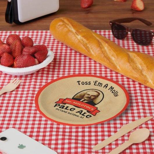 モロトフ氏のエール淡い色の館 ペーパープレート (ピクニック)