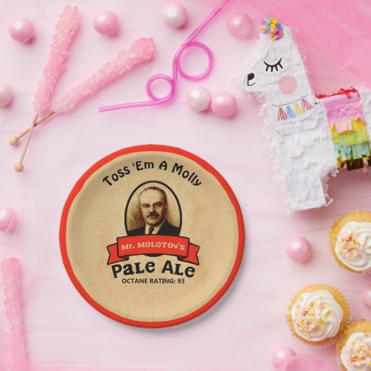 モロトフ氏のエール淡い色の館 ペーパープレート (パーティー)