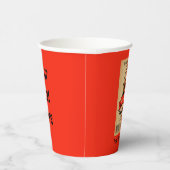 モロトフ氏のエール淡い色の館 紙コップ (右)