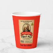 モロトフ氏のエール淡い色の館 紙コップ (正面)