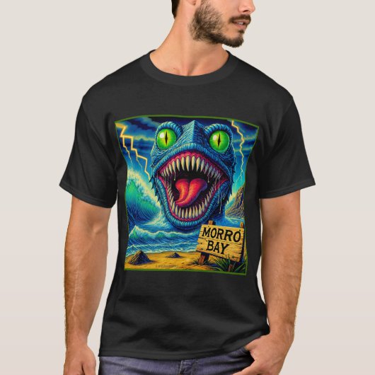 "モロベイモンスターTシャツ". Tシャツ (正面)