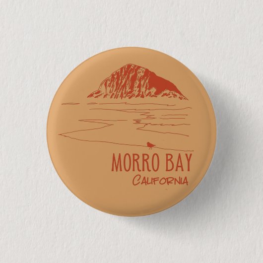 モロベイ カリフォルニア モロロック 缶バッジ (正面)