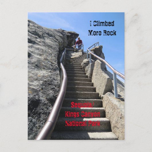 モロロックセコイア国立公園はがき ポストカード (正面)