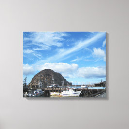 モロロック、魚釣りボートとエンバカデロ キャンバスプリント