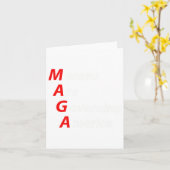 モロンがアメリカを統治しているアンチトランプ政権 カード (黄色い花)