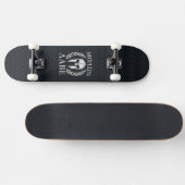 モロンラベクロムスパルタンヘルメットのようなグリル スケートボード (横)