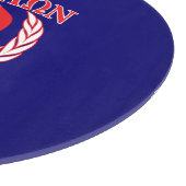 モロンラベスパルタンアーマーローレルトリカラー カッティングボード (角)