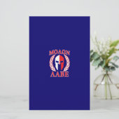 モロンラベスパルタンアーマーローレルトリカラー 便箋 (スタンド正面)