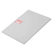 モロンラベスパルタンアーマーローレルネイビーブルー ノートパッド (アングル)