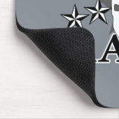 モロンラベスパルタンウォリアー5つ星白黒 マウスパッド (コーナー)