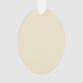 モロンラベスパルタンヘルメットローレル暖かいベージュ オーナメント (裏面)