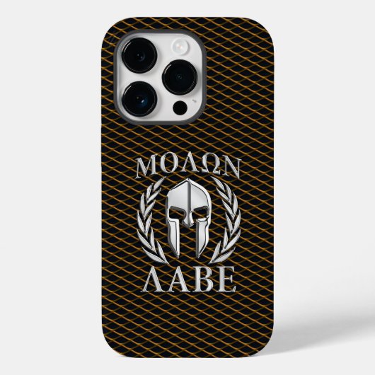 モロンラベスパルタンヘルメットローレル Case-Mate iPhoneケース (裏面)