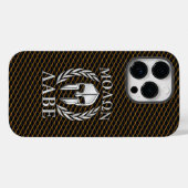 モロンラベスパルタンヘルメットローレル Case-Mate iPhoneケース (裏面 (横))