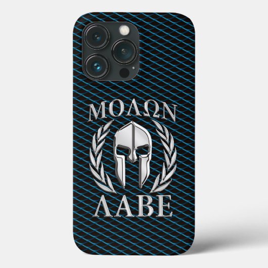 モロンラベスパルタンヘルメットローレル Case-Mate iPhoneケース (裏面)