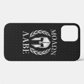 モロンラベスパルタンヘルメットローレル Case-Mate iPhoneケース (裏面 (横))