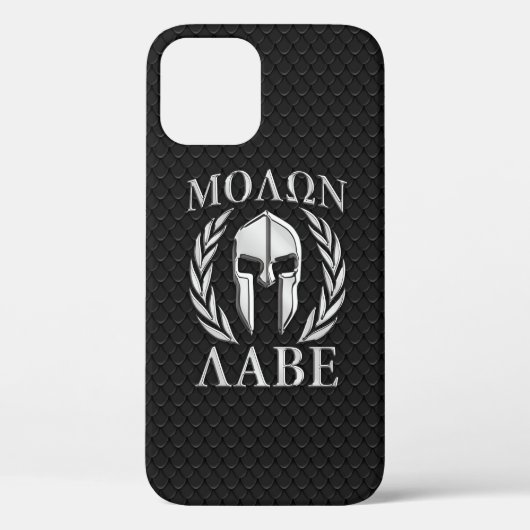 モロンラベスパルタンヘルメットローレル Case-Mate iPhoneケース (裏面)