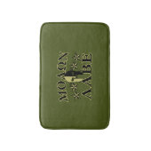 モロンラベスパルタンヘルメット5つ星 バスマット (正面縦)