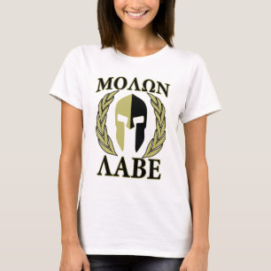 モロンラベスパルタンマスクローレルオリーブグリーン Tシャツ