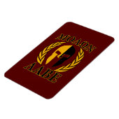 モロンラベスパルタンマスクローレルブルゴーニュ マグネット (左側)